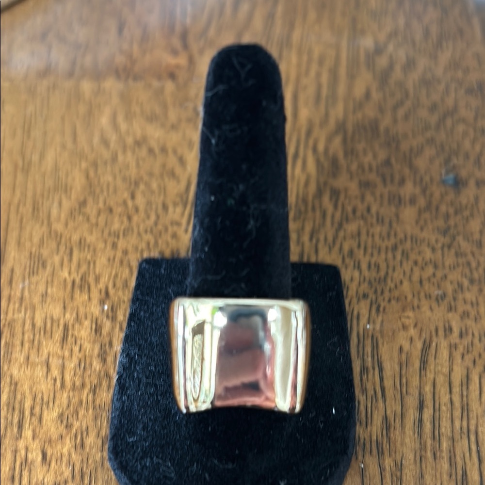 MixIt solid gold tone ring